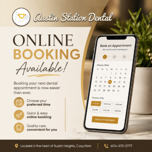 online booking dentist coquiltam, dentist coquitlam, dentist coquitlam open Saturdays